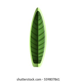 Isolated Surfboard on white background, Vector illustration