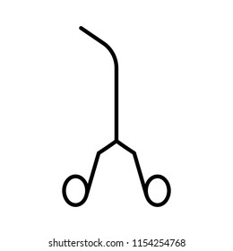 Isolated surgery tool icon