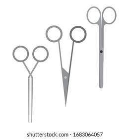 Isolated surgical instruments icons. Medical icon - Vector