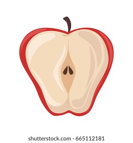 isolated sweet apple