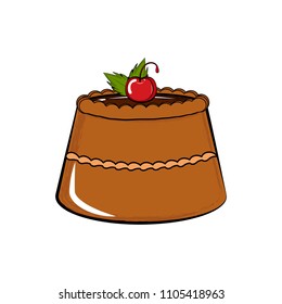 Isolated sweet dessert icon
