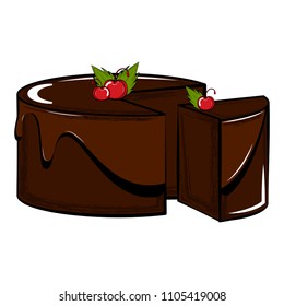 Isolated sweet dessert icon