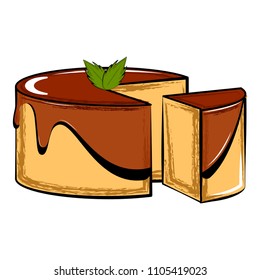 Isolated sweet dessert icon