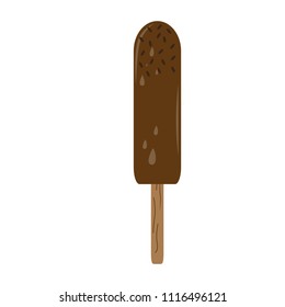 Isolated sweet popsicle icon