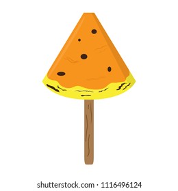 Isolated sweet popsicle icon