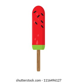 Isolated sweet popsicle icon