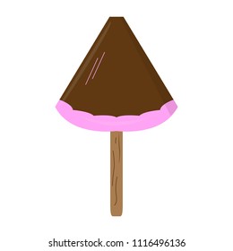 Isolated sweet popsicle icon