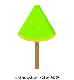 Isolated sweet popsicle icon