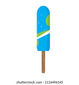 Isolated sweet popsicle icon