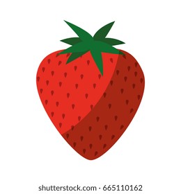 isolated sweet strawberry