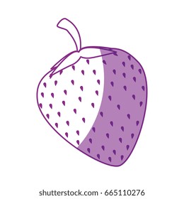isolated sweet strawberry