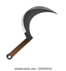 Isolated sword on a white background, Vector illustration