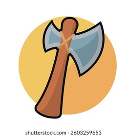 Isolated sword weapon medieval icon