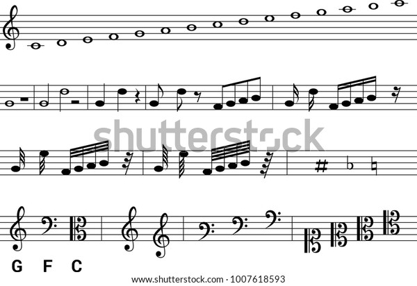 isolated symbols music\
notation\
