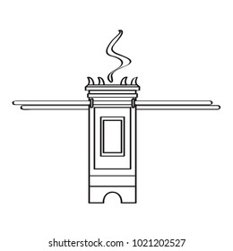 Isolated Tabernacle Icon