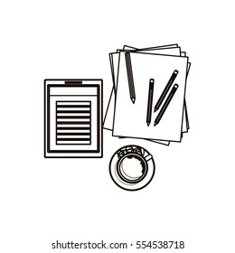 Isolated tablet pencils and document design