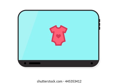 Isolated Tablet vector illustration