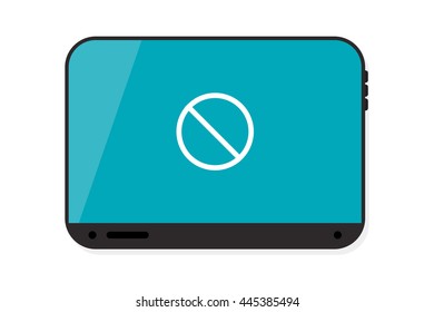 Isolated Tablet vector illustration