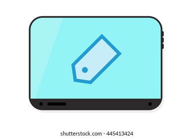 Isolated Tablet vector illustration