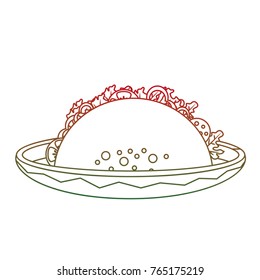 Isolated taco design