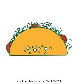 Isolated taco design