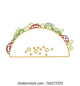 Isolated taco design