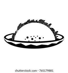 Isolated taco design