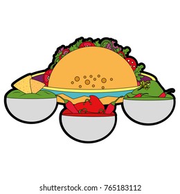 Isolated taco design