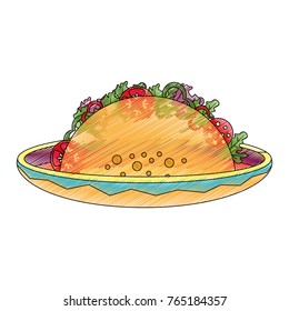 Isolated taco design