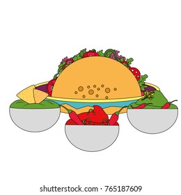 Isolated taco design