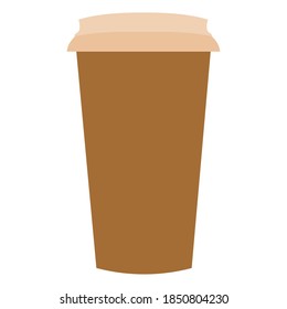 Icono de actividades aisladas para llevar un café a casa - Vector