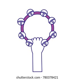 Isolated tambourine design