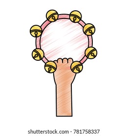 Isolated tambourine design