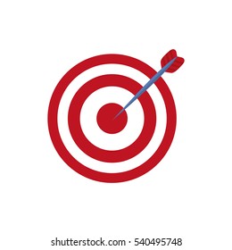 Isolated target dartboard icon vector illustration graphic design