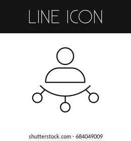 Isolated Tasks Outline. Human Vector Element Can Be Used For Human, Tasks, Talent Design Concept.