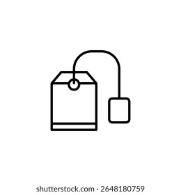 Isolated Tea Bag Icon Design Representing Beverage And Hot Drinks