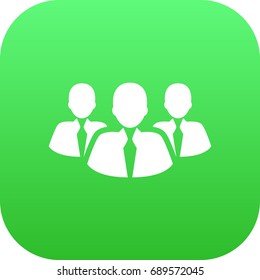 Isolated Team Icon Symbol On Clean Background. Vector Colleagues  Element In Trendy Style.