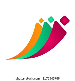 Isolated teamwork business logo