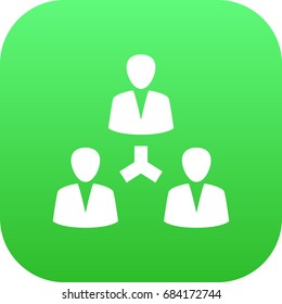 Isolated Teamwork Icon Symbol On Clean Background. Vector Unity Element In Trendy Style.