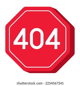 isolated tech error 404 sign icon