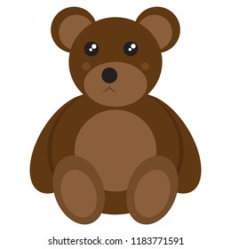 Isolated teddy bear toy