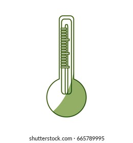 isolated temperature thermometer