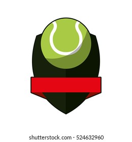 isolated tennis ball icon vector illustration graphic design
