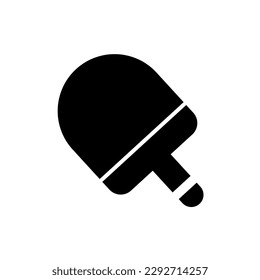 Isolated tennis (ping pong) icon. Editable color. EPS vector file