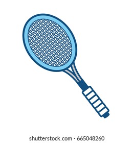 isolated tennis racket