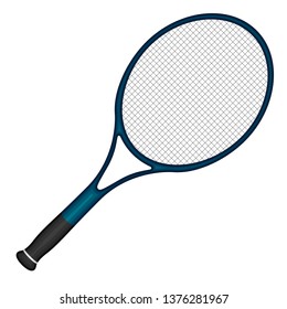 Isolated tennis racket image. Vector illustration design