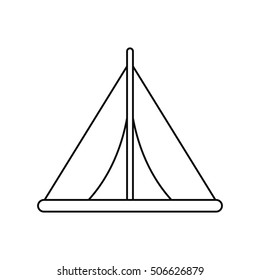 Isolated tent for camping design
