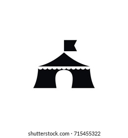 Isolated Tent Icon. Outdoor Vector Element Can Be Used For Tent, Outdoor, Booth Design Concept.