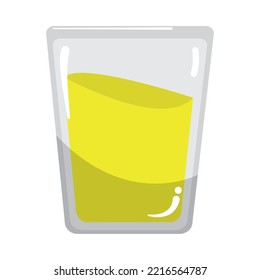 Isolated Tequila Shot Sketch Icon Vector