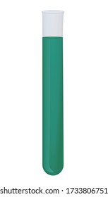Isolated test tube. vector illustration